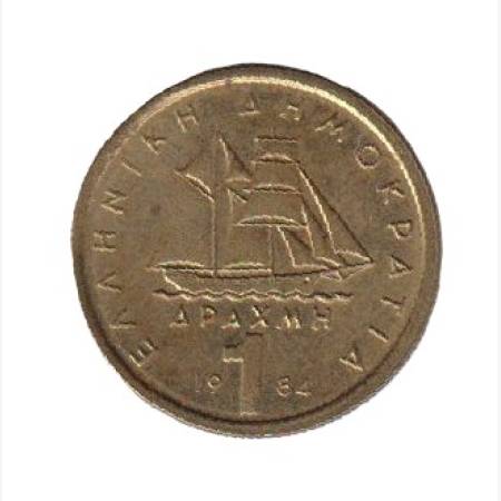 Görögország 1 drachma 1984.  Br.