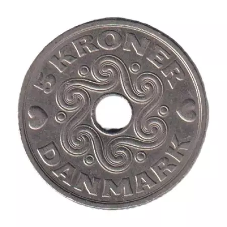 Dánia 5 kroner 1994. Ni.