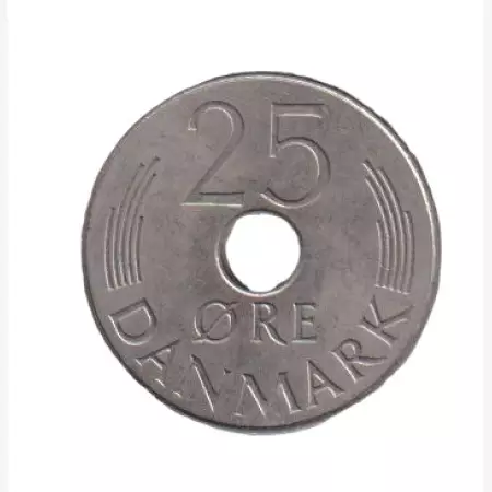 Dánia 25 öre 1981.  Ni.