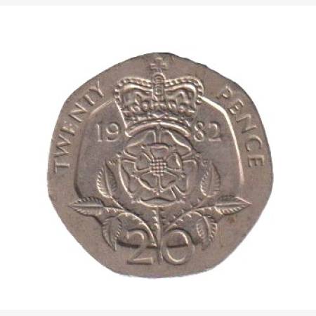Anglia 20 pence  1982. Ni.