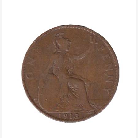 Anglia 1 penny 1913. Br.