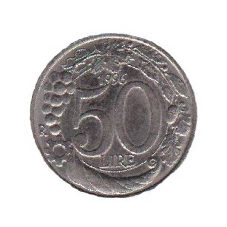 Olaszország 50 lira 1996. Ni