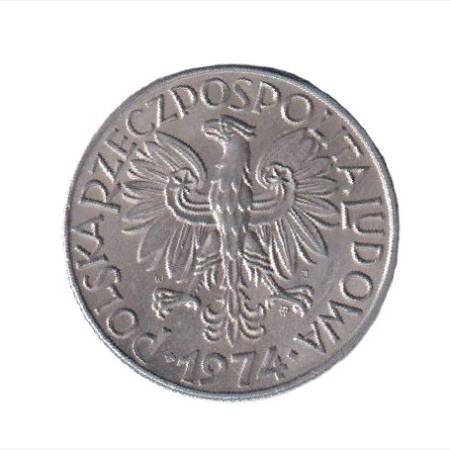 Lengyelország 5 zlotych 1974. Alu.