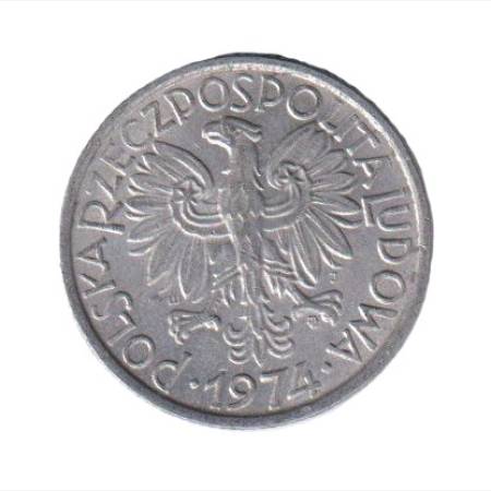 Lengyelország 5 zlote 1974. Alu.