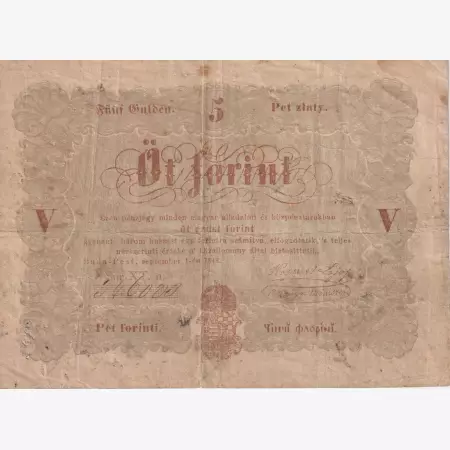 Szabadságharc 5 Forint 1848.