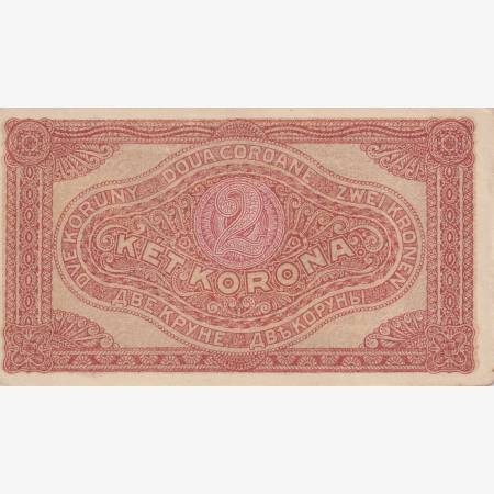 2 Korona 1920. (2aa 009) Budapest Globus nyomda