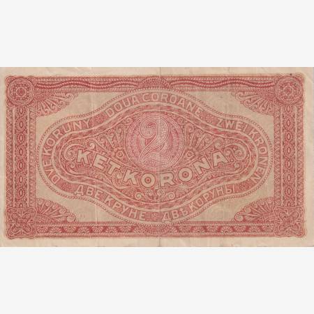 2 Korona 1920. (2aa 029) Budapest Globus nyomda