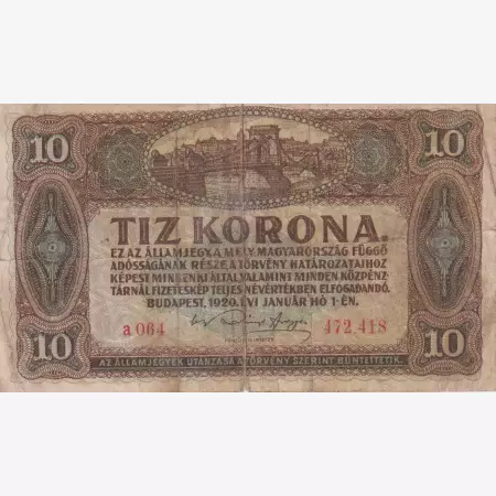 10 Korona 1920. ( 064 )