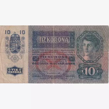 10 Korona 1915 . ( 1201 )