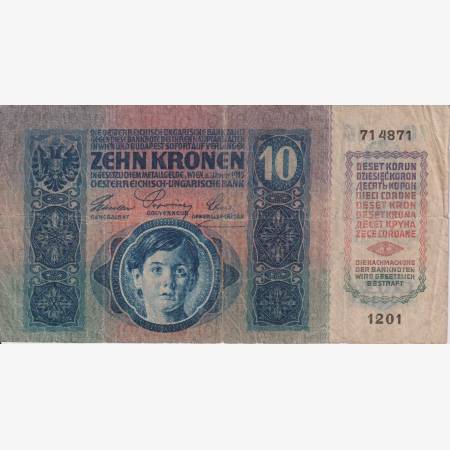 10 Korona 1915 . ( 1201 )