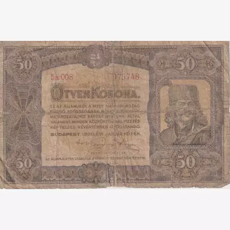 50 Korona 1920. ( 5a 008 )