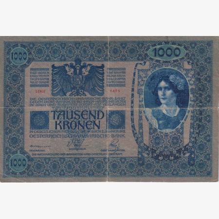 1000 Korona 1902. ( 1476 ) Magyarország bélyegzéssel