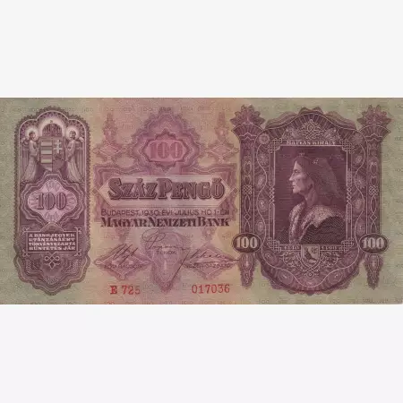 100 Pengő 1930. ( E 725 )