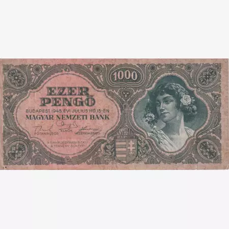 1000 Pengő 1945. ( F 248 )
