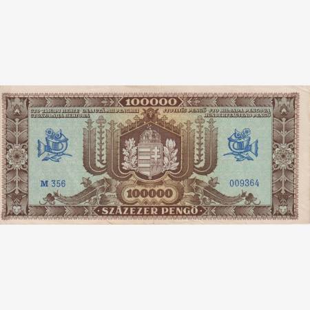 100.000 Pengő 1945. ( M 356 )