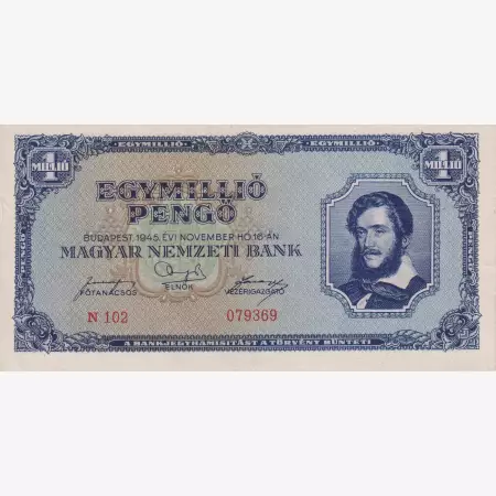 Egymillió Pengő 1945. ( N 102 )