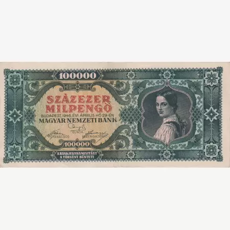 Százezer Milpengő 1946. ( B 072 )