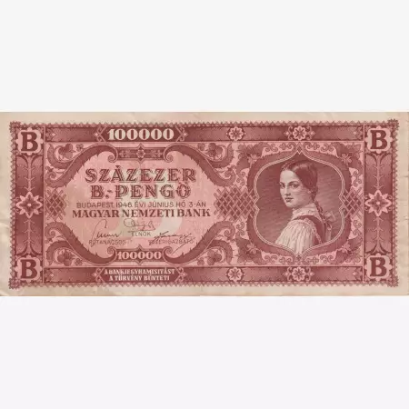 100.000 B.-Pengő  1946.