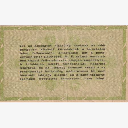 Adójegy 50.000 Adópengőről 1946.
