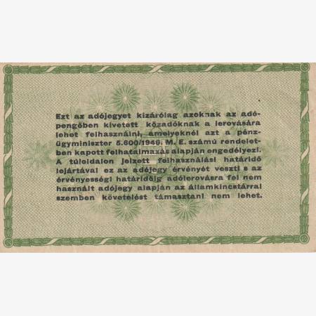 Adójegy 50.000 Adópengőről 1946. ( A 09 )