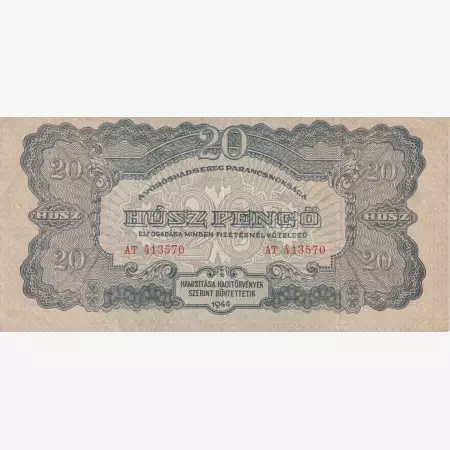1944. 20 Pengő Vöröshadsereg Pk. ( AT )