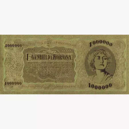 1.000.000 Korona 1923.( aranyozott )
