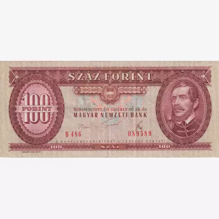 100 Forint 1975. ( B 486 )