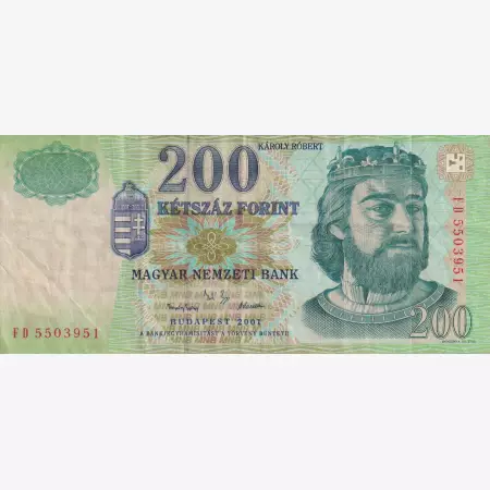 200 Forint 2001. FD.