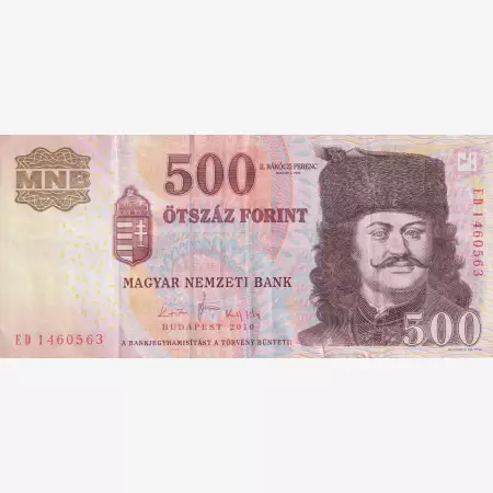 500 Forint 2010. ED.