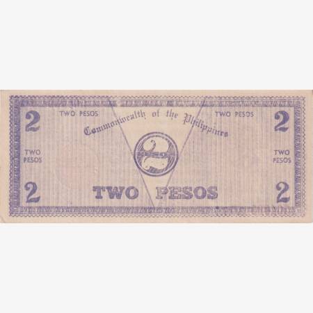 Fülöp-szig. II.Vh. 2 pesos  1942.Ser. NEGROS-sziget Kat:S647A