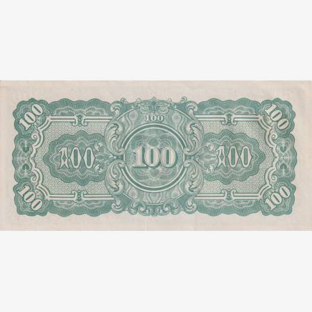 Burma Japán megszállás II.Vh. 100 rupees 1944. P17b