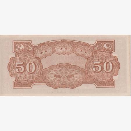 Malajzia Japán megszállás II.Vh. 50 cents 1942.  M4b