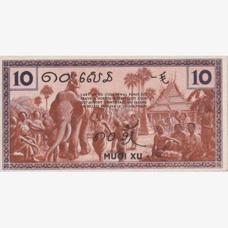 Francia-Indokina 10 cents 1939.DA  P85
