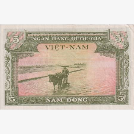 Dél-Vietnam 5 dong 1955. Hadifogolytábor  P2