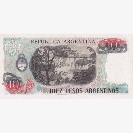 Argentina 10 pesos 1984.  P 313