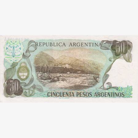 Argentina 50 pesos 1985.  P 314