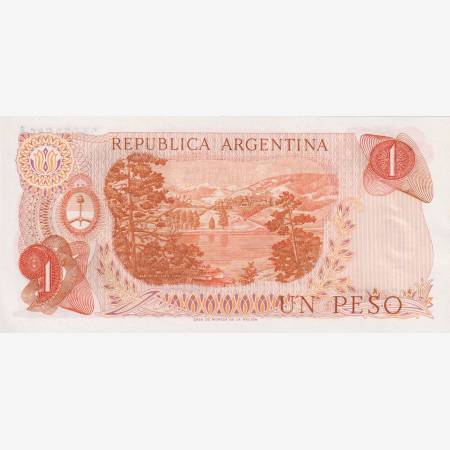 Argentina 1 peso 1970-1971.  P 287