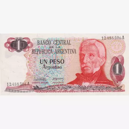 Argentina 1 peso 1983.  P 311