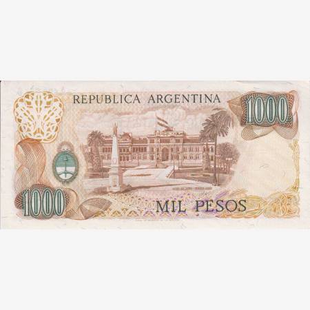 Argentina 1000 pesos 1980-1981.  P 304