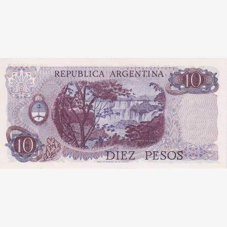 Argentina 10 pesos 1976.  P 300