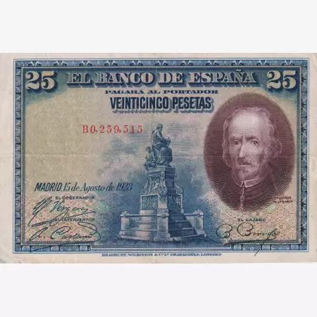 Spanyolország 25 pesetas 1928. P 74