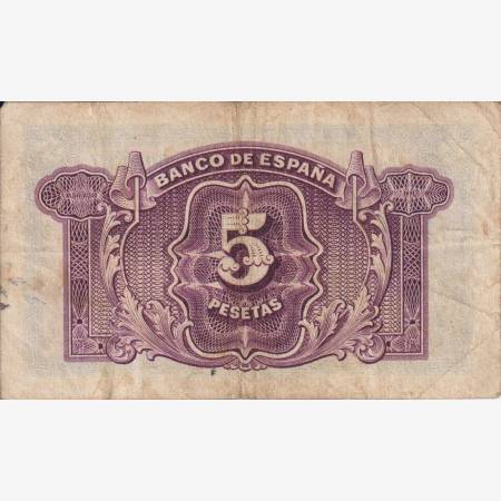 Spanyolország 5 pesetas 1935. P 85