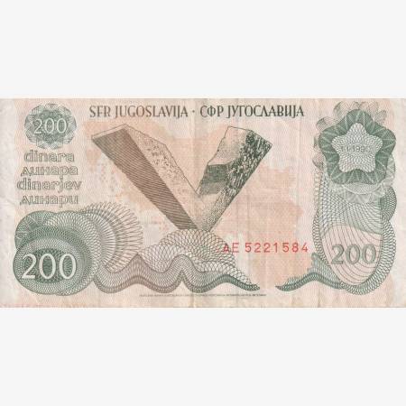 Jugoszlávia 200 dinár 1990.   P 102