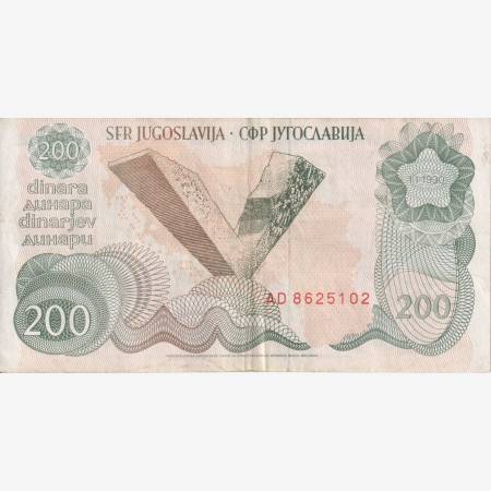 Jugoszlávia 200 dinár 1990.   P 102