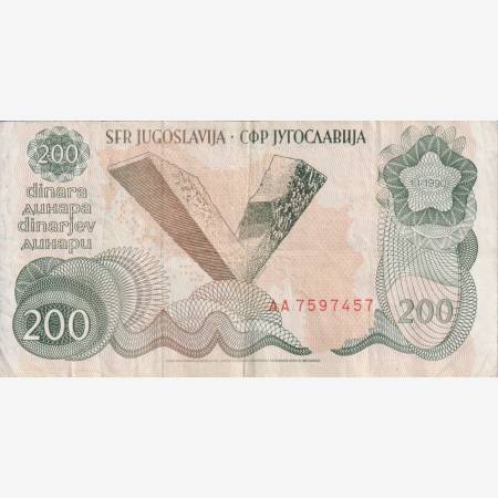 Jugoszlávia 200 dinár 1990.   P 102