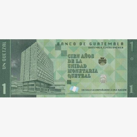 Guatemala 1 quetzal 2024.  P 129