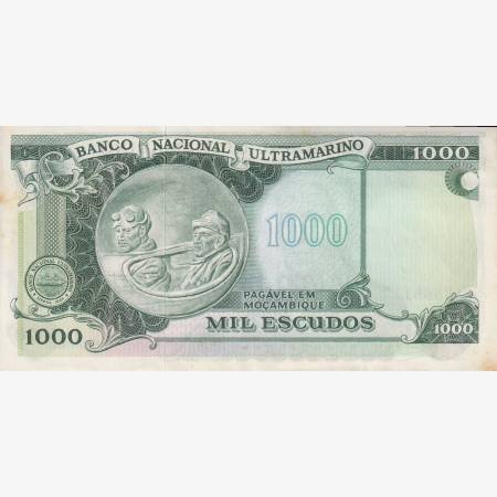 Mozambik 1000 escudos 1976. (1972) P 119
