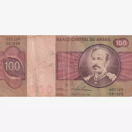 Brazilia 100 cruzeiros 1974-1981. P 195Aa