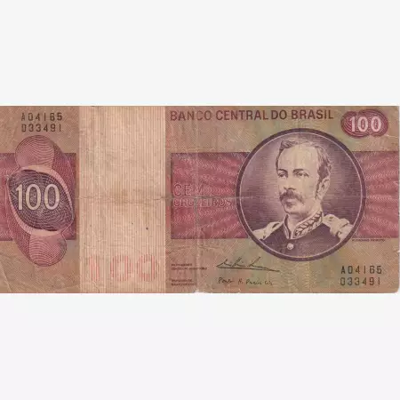 Brazilia 100 cruzeiros 1974-1981. P 195Aa