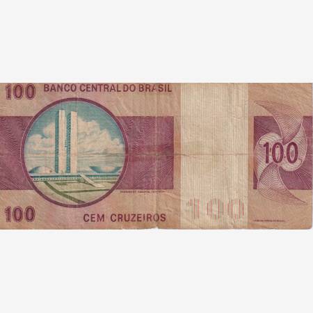 Brazilia 100 cruzeiros 1974-1981. P 195Aa
